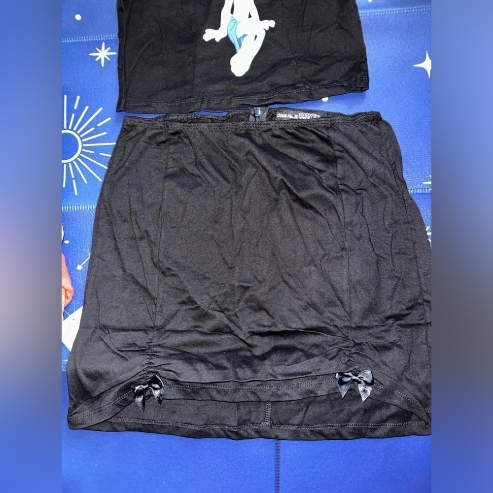 Looney Tunes x Dolls Kill Outfit Set (tank and skirt) small - Picture 3 of 4